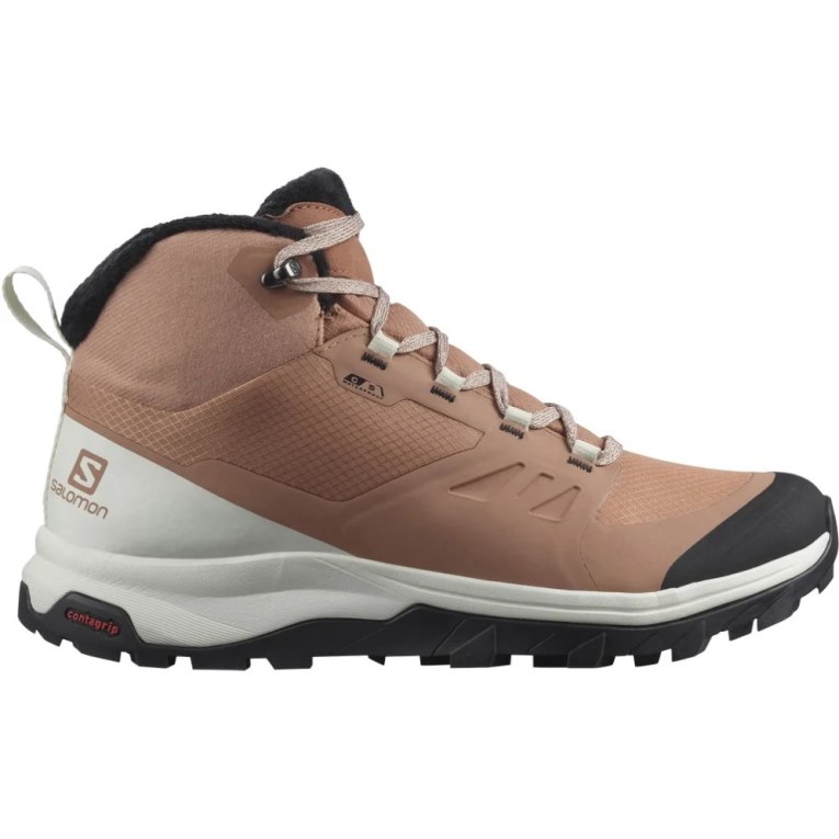 Botas de Invierno Salomon Outsnap CSWP Mujer Marrom | MX QAKP237